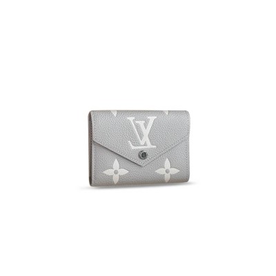 LOUIS VUITTON GIANT VICTORINE WALLET TOURTERELLE CREME M80968 (12*9.5*2.5cm)